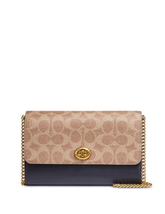 Coach Signature Colorblock Marlow Crossbody