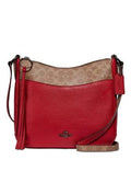 Coach Signature Leather Colorblock Chaise Crossbody