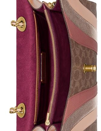 Coach Signature Wave Patchwork Parker Shoulder Bag
