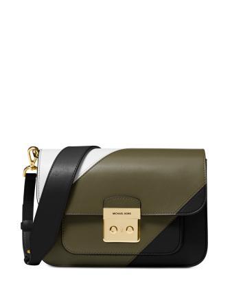 Michael Michael Kors Sloan Editor Tricolor Shoulder Bag
