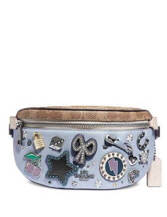 Coach Souvenir Pins Leather Belt Bag