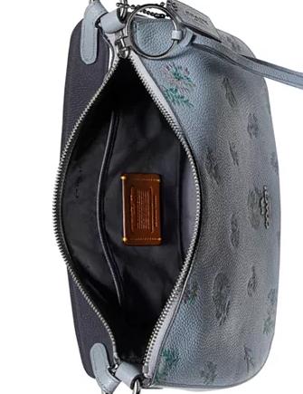 Coach Sutton Leather Crossbody In Meadow Print