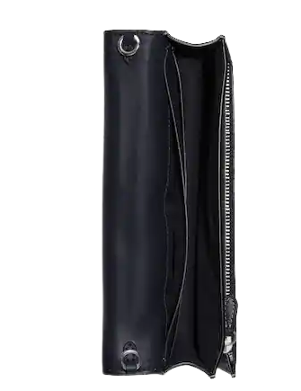 Coach Anna Foldover Clutch Crossbody In Signature Jacquard With Stripes