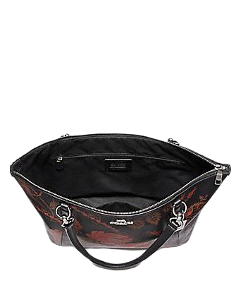 Coach Ava Tote With Thorn Roses Print