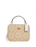 Coach Box Crossbody In Signature Canvas