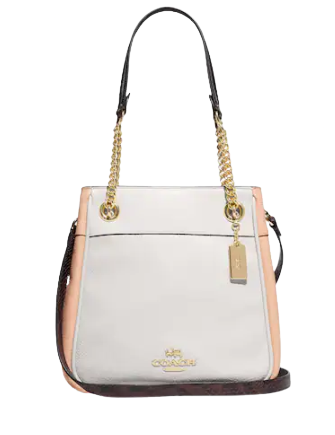 Coach Cammie Chain Bucket Bag In Colorblock