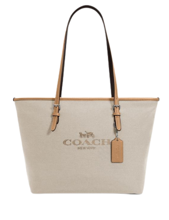 Coach Canvas City Zip Tote