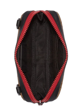Coach Carrier Phone Crossbody In Signature Canvas With Coach Radial Rainbow