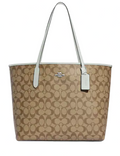 Coach City Tote In Signature Canvas