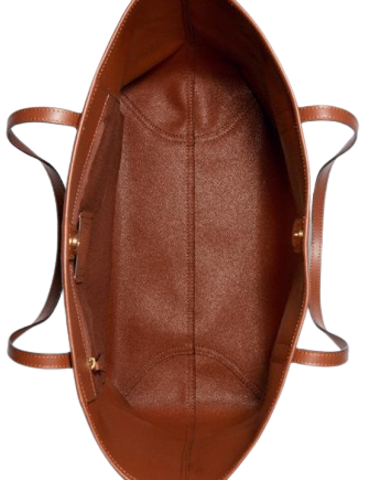 Coach City Tote In Signature Canvas With Lips Print