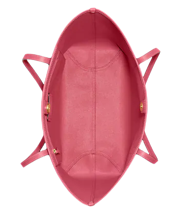 Coach City Tote In Signature Canvas With Varsity Motif