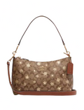 Coach Clara Shoulder Bag In Signature Canvas With Snowflake Print