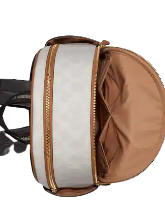 Coach Court Backpack In Blocked Signature Canvas