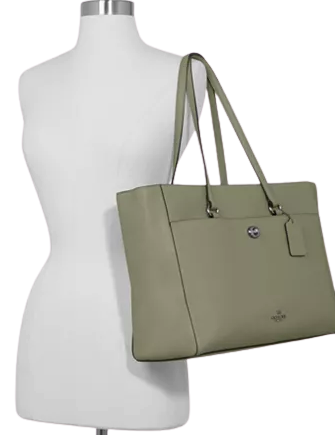 Coach Crossgrain Leather Folio Tote