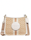 Coach Dempsey File Bag In Signature Jacquard With Stripe And Coach Patch