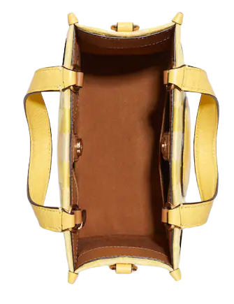 Coach Dempsey Tote 22 In Signature Jacquard With Stripe And Coach Patch