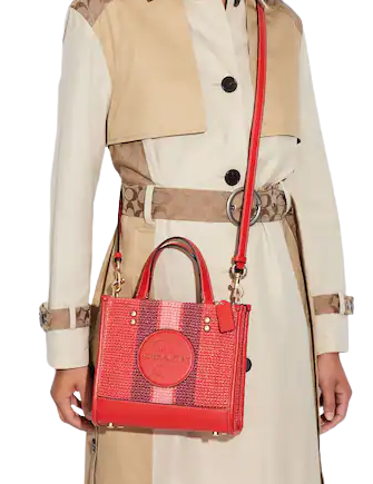 Coach Dempsey Tote 22 With Coach Patch
