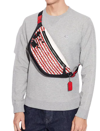 Coach Disney Mickey Mouse X Keith Haring Warren Belt Bag