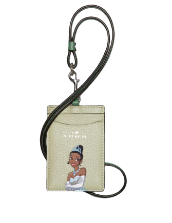 Coach Disney X Coach Id Lanyard With Tiana