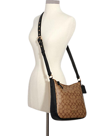 Coach Ellie File Bag In Signature Canvas