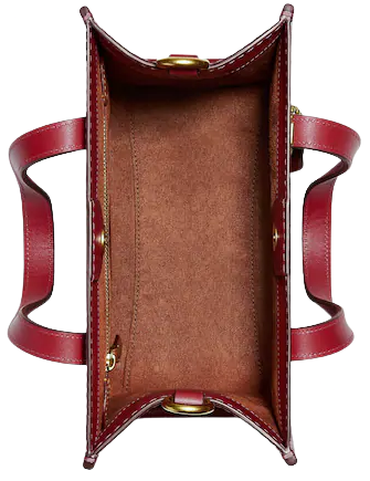 Coach Field Tote 22 In Signature Canvas With Heart Print