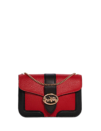 Coach Georgie Crossbody In Colorblock
