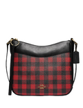 Coach Gingham Print Chaise Crossbody