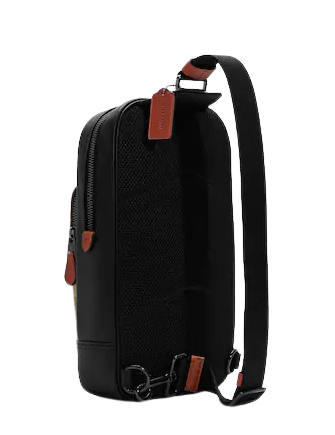 Coach Graham Pack In Colorblock Signature Canvas