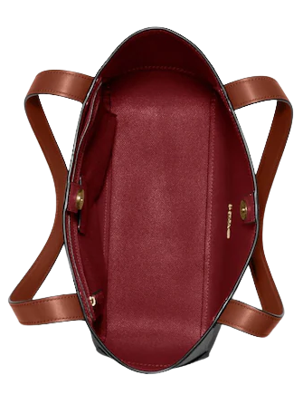 Coach Horse And Carriage Tote With Horse And Carriage Dot Print