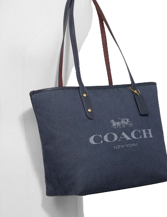 Coach Horse & Carriage Jacquard City Tote