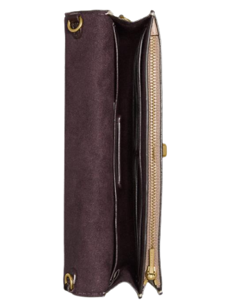 Coach Hutton Clutch With Colorblock Quilting