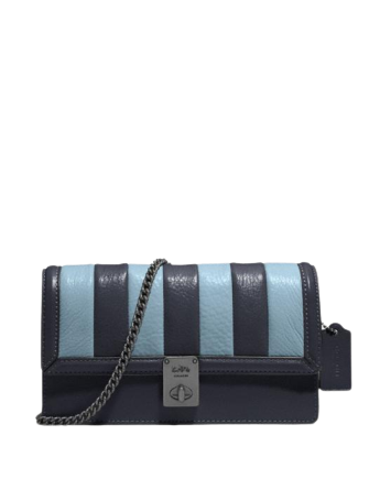 Coach Hutton Clutch With Colorblock Quilting