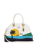 Coach Katy Satchel With Sunset Motif