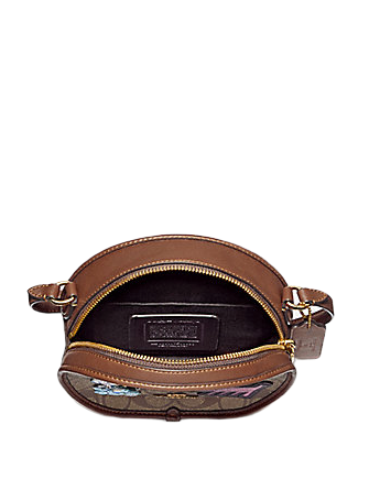 Coach Keith Haring Canteen Crossbody In Signature Canvas With Patches