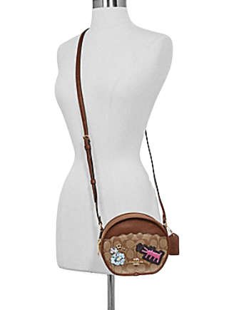 Coach Keith Haring Canteen Crossbody In Signature Canvas With Patches