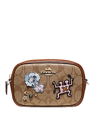 Coach Keith Haring Convertible Belt Bag in Signature Canvas With Patches