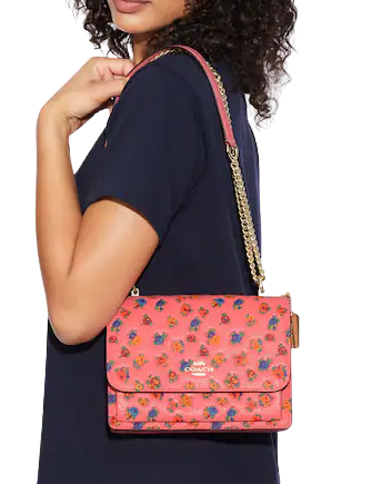 Coach Klare Crossbody With Mini Vintage Rose Print