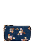 Coach Large Wristlet With Painted Floral Box Print