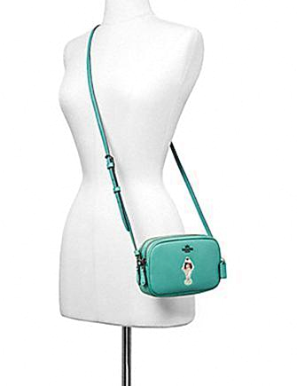 Coach Leather Crossbody Pouch With Ice Cream Motif