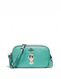 Coach Leather Crossbody Pouch With Ice Cream Motif