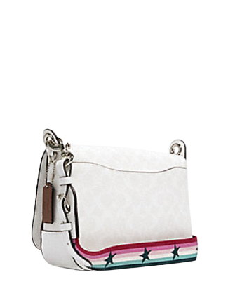 Coach Marvel Jes Messenger in Signature Canvas With Patches