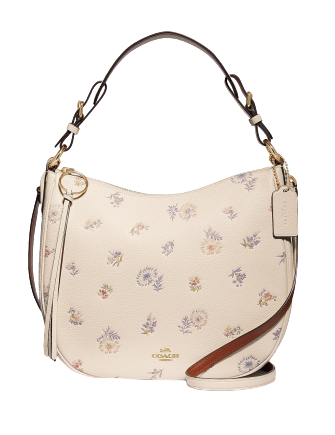 Coach Meadow Prairie Print Sutton Leather Hobo