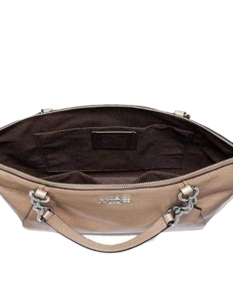 Coach Metallic Leather Small Kelsey Satchel