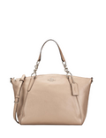 Coach Metallic Leather Small Kelsey Satchel