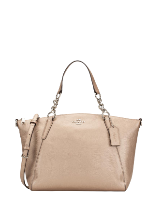 Coach Metallic Leather Small Kelsey Satchel