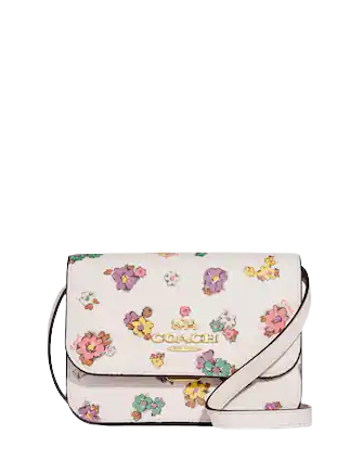 Coach Mini Brynn Crossbody With Spaced Floral Field Print