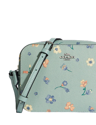 Coach Mini Camera Bag With Mystical Floral Print