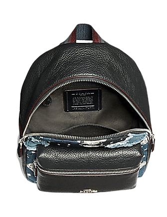 Coach Mini Charlie Backpack With Americana Patchwork