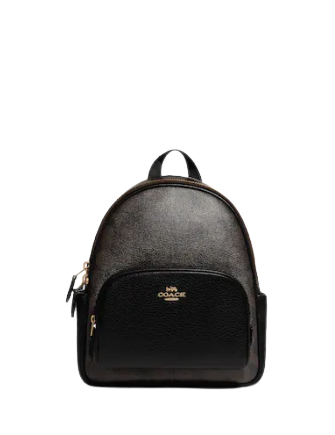 Coach Mini Court Backpack In Signature Canvas