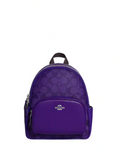 Coach Mini Court Backpack In Signature Canvas